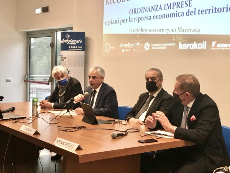 Gli imprenditori incontrano il Commissario alla Ricostruzione Giovanni Legnini