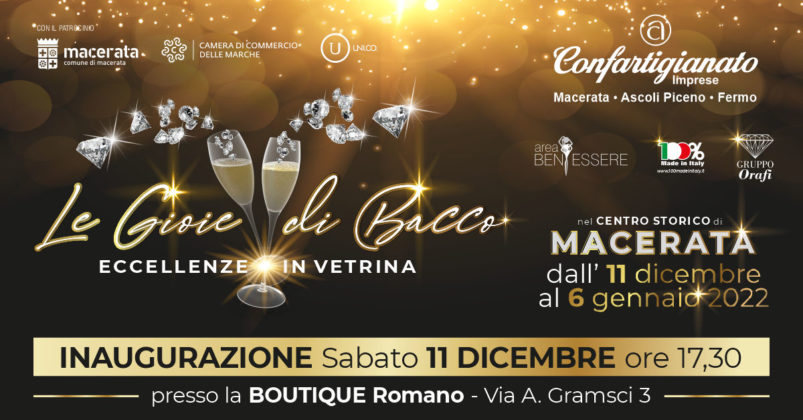 Le Gioie di Bacco, arte e gusto in vetrina