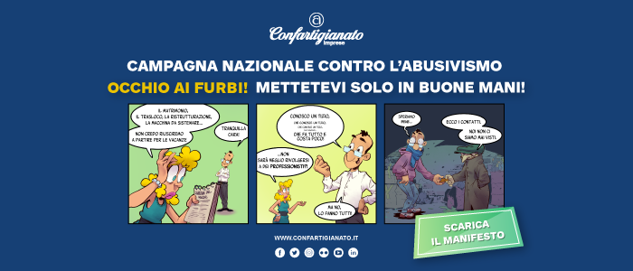 Al via campagna anti-abusivismo di Confartigianato