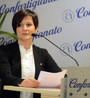 Katia Sdrubolini Presidente di Confartigianato Donne Impresa Marche