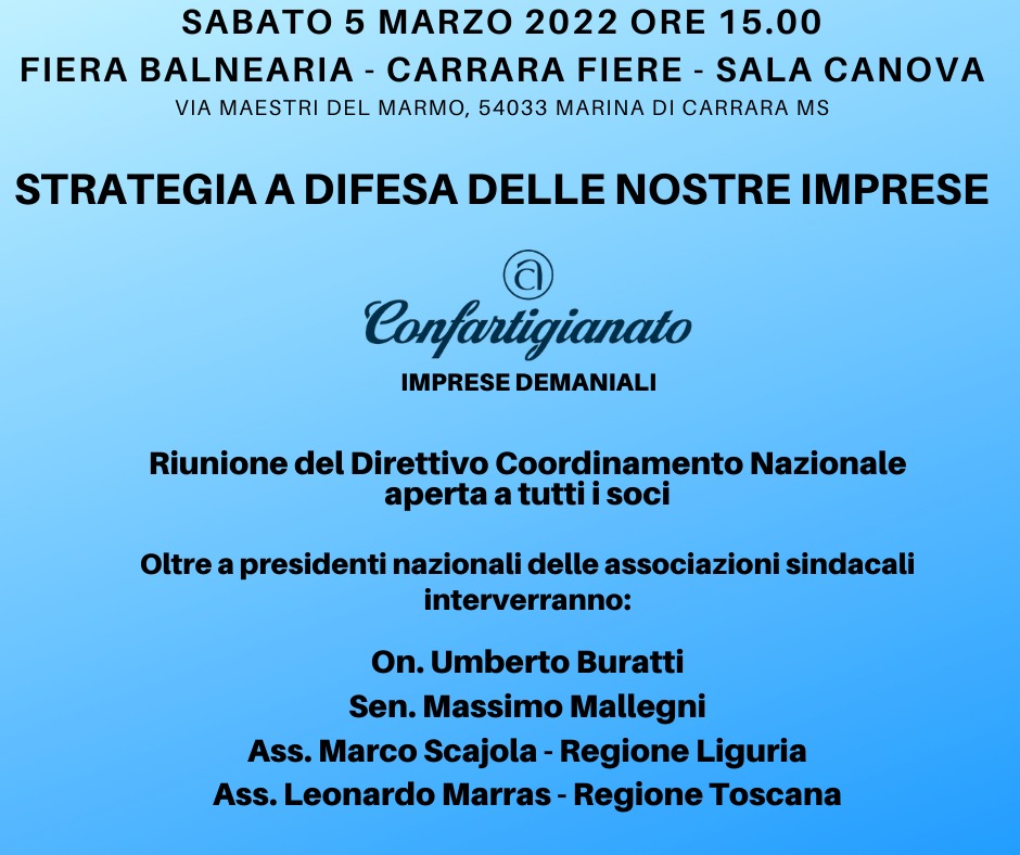 Confartigianato Imprese Demaniali