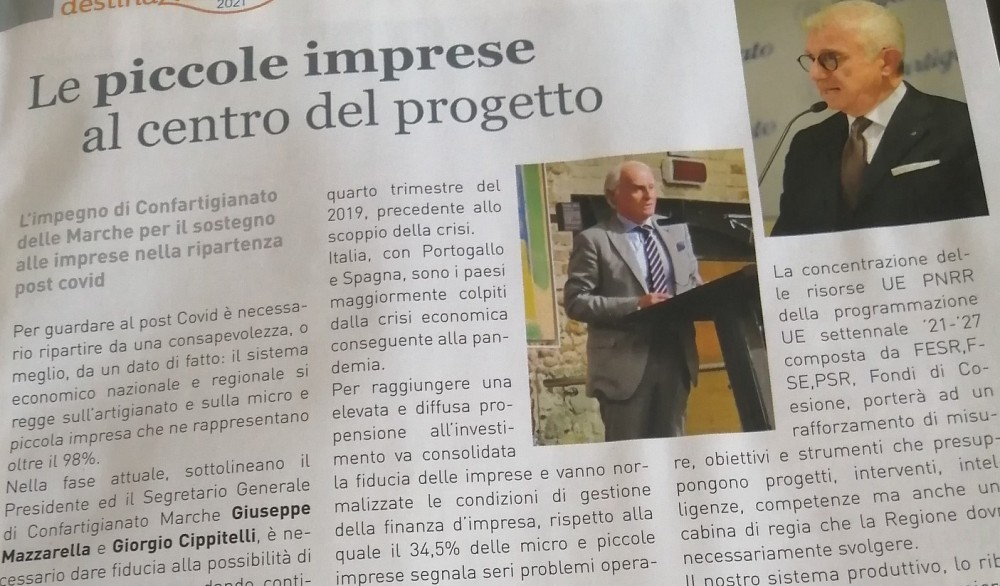 I progetti di Confartigianato Marche 